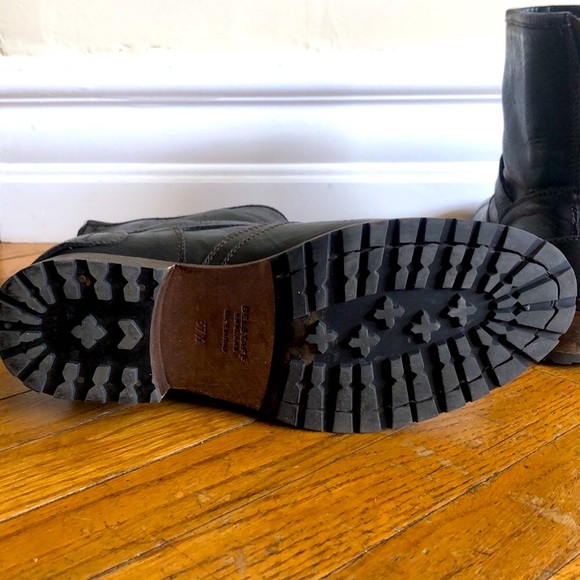 Belstaff women’s black moto ankle boot 37 1/2 - Picture 9 of 13